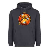 Smoke christmas  baskerball Heavyweight Hoodie - Zillion Design Studio