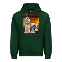 Forest Green martini Urban Hoodie - AdoDesignShop