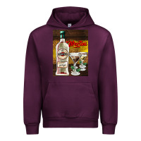 Mauve Wine martini Urban Hoodie - AdoDesignShop