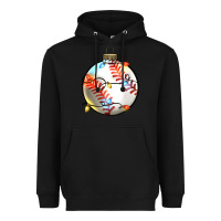 Black christmas  baseball Heavyweight Hoodie - Zillion Design Studio
