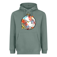 Sage christmas  baseball Heavyweight Hoodie - Zillion Design Studio