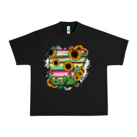 Black Arkansas Map Sunflower Cactus Serape Urban Heavy Tee - RanaPortraitStore