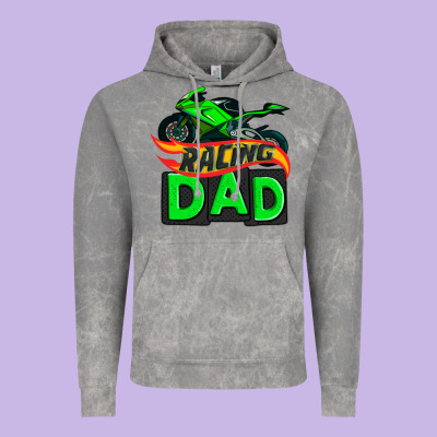 Racing Dad With Racing Motorcycle Vintage Hoodie Designed By Adodesignshop