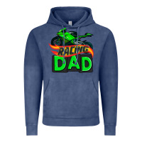 Vintage Denim racing dad with racing motorcycle Vintage Hoodie - AdoDesignShop