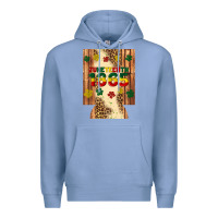 Colony Blue juneteenth 1865 12 oz can cooler (regular) Premium Hoodie - Artiststas