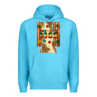 Ocean Blue juneteenth 1865 12 oz can cooler (regular) Premium Hoodie - Artiststas