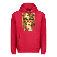 Cardinal juneteenth 1865 12 oz can cooler (regular) Premium Hoodie - Artiststas