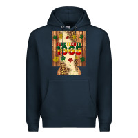 Navy juneteenth 1865 12 oz can cooler (regular) Premium Hoodie - Artiststas