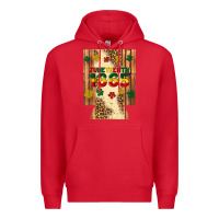 Red juneteenth 1865 12 oz can cooler (regular) Premium Hoodie - Artiststas