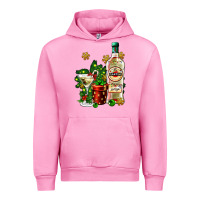 Fuchsia Pink cocrtail martini and gift and snow Urban Hoodie - AdoDesignShop