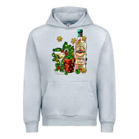 Heather Grey cocrtail martini and gift and snow Urban Hoodie - AdoDesignShop