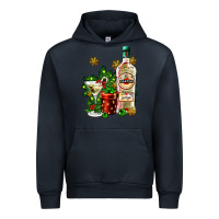 Navy cocrtail martini and gift and snow Urban Hoodie - AdoDesignShop