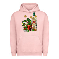 Pigment Salmon cocrtail martini and gift and snow Urban Hoodie - AdoDesignShop