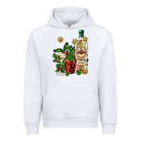 White cocrtail martini and gift and snow Urban Hoodie - AdoDesignShop