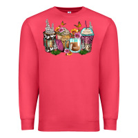 Cardinal floral coffee cups Premium Sweatshirt - Zillion Design Studio