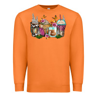 Carrot floral coffee cups Premium Sweatshirt - Zillion Design Studio
