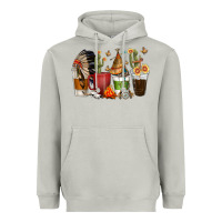 Moon Dust coffee cups indian headdress Heavyweight Hoodie - texasbilliewilder