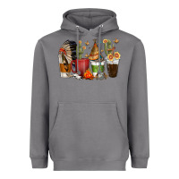 Storm coffee cups indian headdress Heavyweight Hoodie - texasbilliewilder