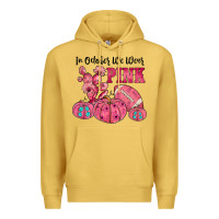 Antique Gold in october we wear pink Premium Hoodie - JahusDesignShop