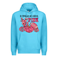 Ocean Blue in october we wear pink Premium Hoodie - JahusDesignShop