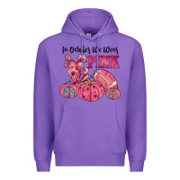 Purple in october we wear pink Premium Hoodie - JahusDesignShop
