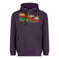Plum cowboy coffee cups Heavyweight Hoodie - texasbilliewilder