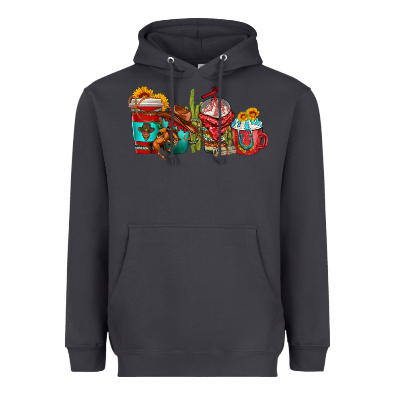 Cowboy Coffee Cups Heavyweight Hoodie by texasbilliewilder | Teevron