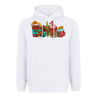 White cowboy coffee cups Heavyweight Hoodie - texasbilliewilder