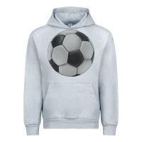 Heather Grey soccer ball Urban Hoodie - JahusDesignShop