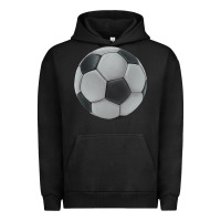 Pigment Black soccer ball Urban Hoodie - JahusDesignShop
