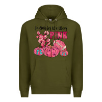 Army Green in october we wear pink Premium Hoodie - JahusDesignShop