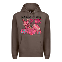Coffee in october we wear pink Premium Hoodie - JahusDesignShop