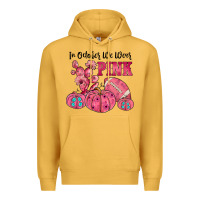 In October We Wear Pink Premium Hoodie | Teevron