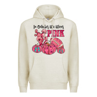 Oatmeal Heather in october we wear pink Premium Hoodie - JahusDesignShop