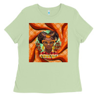 Matcha fall african girl Ladies Tee - BarkalooDesign