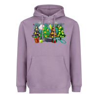 Lavender leopard with tennis Heavyweight Hoodie - Zillion Design Studio
