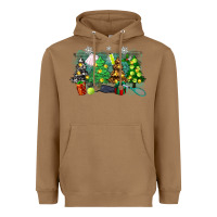 Toasted Coconut leopard with tennis Heavyweight Hoodie - Zillion Design Studio