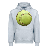 Heather Grey softball ball Urban Hoodie - JahusDesignShop