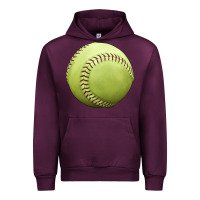 Mauve Wine softball ball Urban Hoodie - JahusDesignShop