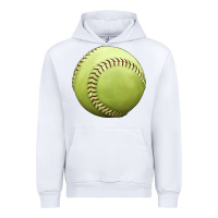 White softball ball Urban Hoodie - JahusDesignShop