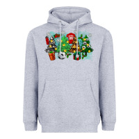 Christmas Trees With Tennis Heavyweight Hoodie | Teevron