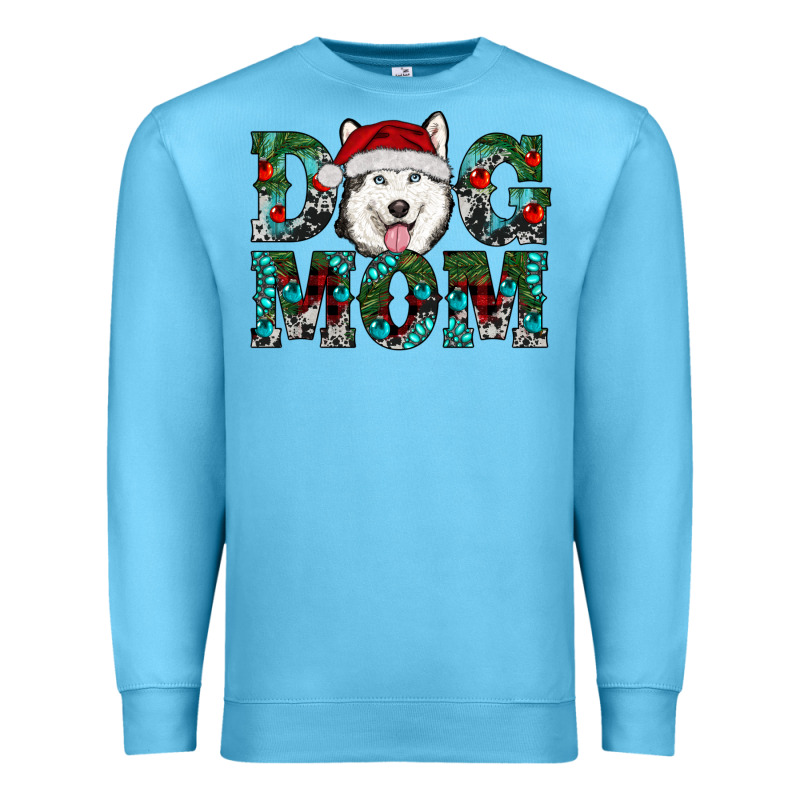Christmas Dog Mom Husky Premium Sweatshirt by RanaPortraitStore | Teevron