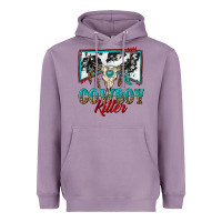 Lavender cowboy killer Heavyweight Hoodie - texasbilliewilder