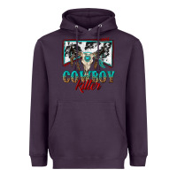 Plum cowboy killer Heavyweight Hoodie - texasbilliewilder