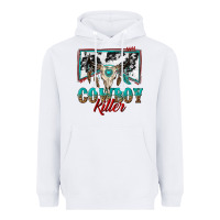 White cowboy killer Heavyweight Hoodie - texasbilliewilder