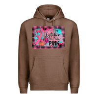 Chestnut in october we wear pink Premium Hoodie - JahusDesignShop