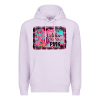 Lilac in october we wear pink Premium Hoodie - JahusDesignShop