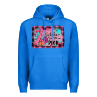 True Royal in october we wear pink Premium Hoodie - JahusDesignShop