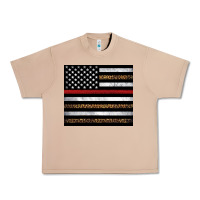 Burro thin red line American flag leopard Urban Heavy Tee - Artiststas