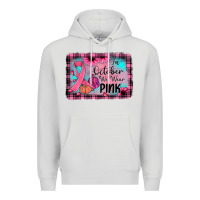 Dove Grey in october we wear pink Premium Hoodie - JahusDesignShop
